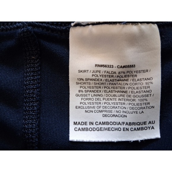 Nike Dri Fit Smash Classic Pleated‎ Tennis Skirt 425938–451 Womens LARGE Blue - Picture 5 of 11